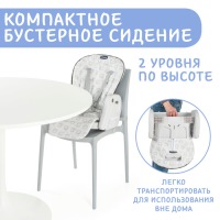 Стульчик для кормления Chicco Polly Progres5, Anthracite (Серый) - вид 11 миниатюра