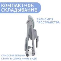 Стульчик для кормления Chicco Polly Magic Relax, Grey Melange (Темно-серый - Ткань) - вид 7 миниатюра