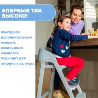 Стульчик для кормления Chicco Crescendo Up, Venice Lagune Re_lux (Зеленый) - вид 7 миниатюра