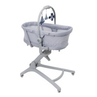 Кроватка-стульчик Chicco Baby Hug Pro, Earl Grey (Серый) - вид 1 миниатюра