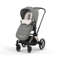 Конверт в коляску Cybex Platinum Footmuff, Mirage Grey (Серый) - вид 7 миниатюра