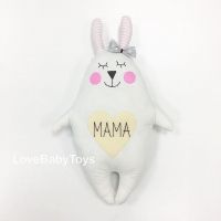 Мягкая игрушка LoveBabyToys Зайка Мама, коллекция "Маленькая принцесса" (Розовый) - вид 1 миниатюра