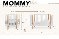 Детская кровать-трансформер Happy Baby Mommy Lux, Белый - вид 24 миниатюра