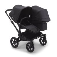 Коляска для погодок Bugaboo Donkey 3 Duo Complete Mineral шасси Black, Washed Black (Графит) - вид 1 миниатюра