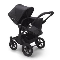 Коляска для погодок Bugaboo Donkey 3 Duo Complete Mineral шасси Black, Washed Black (Графит) - вид 3 миниатюра