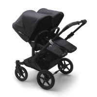 Коляска для погодок Bugaboo Donkey 3 Duo Complete Mineral шасси Black, Washed Black (Графит) - вид 7 миниатюра