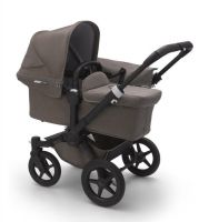 Коляска для погодок Bugaboo Donkey 3 Duo Complete Mineral шасси Black, Taupe (Дымчатый кварц) - вид 1 миниатюра