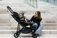 Коляска 2 в 1 Bugaboo Bee 6 Complete Mineral шасси Black, Taupe (Дымчатый кварц) - вид 15 миниатюра