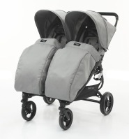 Накидка на ножки Valco Baby для колясок Snap Duo, Cool Grey (Серый) - вид 1 миниатюра