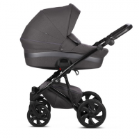 Коляска 2 в 1 Tutis Zippy 2020, Dark Grey (157) - вид 3 миниатюра