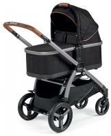 Коляска 2 в 1 Peg-Perego Ypsi Combo, Ebony (Черный) - вид 1 миниатюра