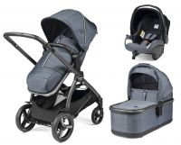 Коляска 3 в 1 Peg-Perego Ypsi, Luxe Mirage (Синий) - вид 1 миниатюра