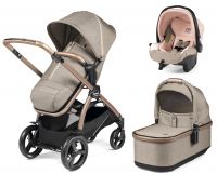 Коляска 3 в 1 Peg-Perego Ypsi, Mon Amour (Бежевый) - вид 1 миниатюра