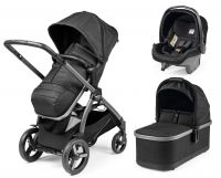 Коляска 3 в 1 Peg-Perego Ypsi, Onyx (Черный) - вид 1 миниатюра