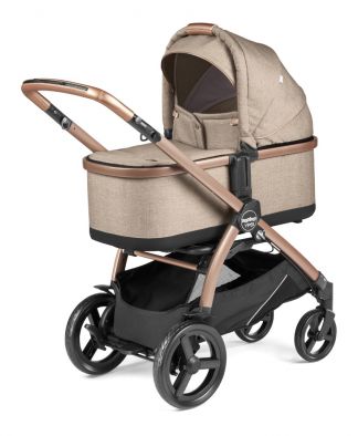 Коляска 2 в 1 Peg-Perego Ypsi Combo, Class Beige (Бежевый) - вид 1 миниатюра