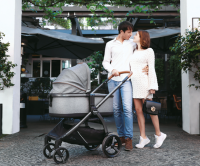 Люлька Peg-Perego Bassinet для коляски Ypsi, City Grey (Серый) - вид 9 миниатюра