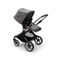 Коляска 2 в 1 Bugaboo Fox 3 Complete шасси Graphite, Grey Melange (Серый Меланж) - вид 5 миниатюра