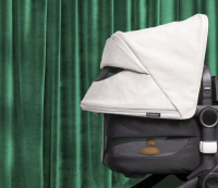 Капюшон сменный для коляски Bugaboo Fox 3, Misty White (Молочный) - вид 7 миниатюра