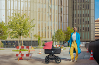 Капюшон сменный для коляски Bugaboo Fox 3, Morning Pink (Розовый) - вид 5 миниатюра