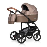 Коляска 2 в 1 Riko Basic Bella Life, 05 - Mokka (Коричневый) - вид 1 миниатюра