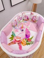 Комплект в кроватку AmaroBaby (17 предметов), Unicorn Dream / Розовый - вид 1 миниатюра