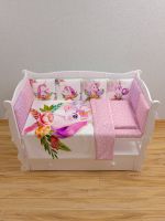 Комплект в кроватку AmaroBaby (17 предметов), Unicorn Dream / Розовый - вид 11 миниатюра