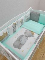 Комплект в кроватку AmaroBaby (17 предметов), Little King / Голубой - вид 3 миниатюра