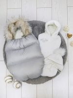 Комплект на выписку Argo Baby Winter, Pearl Grey (Жемчужно-серый) - вид 1 миниатюра