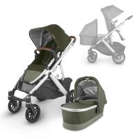 Коляска для погодок Uppababy Vista V2, Hazel (Оливковый) - вид 1 миниатюра