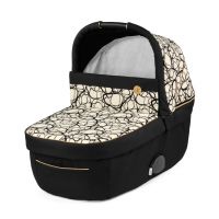 Коляска 3 в 1 Peg-Perego Veloce Lounge, Graphic Gold (Бежевый / Черный) - вид 9 миниатюра