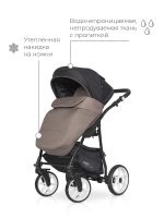 Коляска 2 в 1 Riko Basic Bella Sport, 02 - Dakar (Коричневый) - вид 23 миниатюра