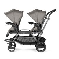 Прогулочная коляска для двойни Peg-Perego Duette Piroet, City Grey (Серый) - вид 1 миниатюра