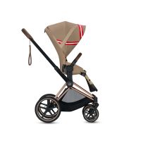 Коляска 2 в 1 Cybex Priam III KK One Love шасси Chrome Black, KK One Love (Коричневый с рисунком) - вид 7 миниатюра