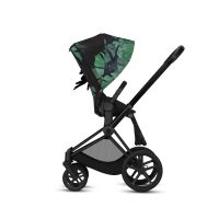 Коляска прогулочная Cybex Priam III Birds of Paradise шасси Matt Black, Birds of Paradise (Темно-зеленый с узором) - вид 5 миниатюра