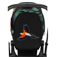 Коляска прогулочная Cybex Priam III Birds of Paradise шасси Matt Black, Birds of Paradise (Темно-зеленый с узором) - вид 11 миниатюра