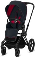 Коляска прогулочная Cybex Priam III Ferrari шасси Matt Black, Victory Black (Черный / Красный) - вид 1 миниатюра