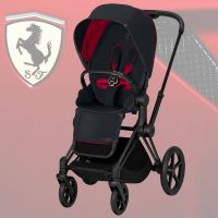 Коляска прогулочная Cybex Priam III Ferrari шасси Matt Black, Victory Black (Черный / Красный) - вид 25 миниатюра