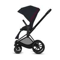 Коляска прогулочная Cybex Priam III Ferrari шасси Matt Black, Victory Black (Черный / Красный) - вид 5 миниатюра