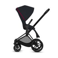 Коляска прогулочная Cybex Priam III Ferrari шасси Matt Black, Victory Black (Черный / Красный) - вид 9 миниатюра