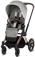 Коляска прогулочная Cybex Priam III Koi шасси Rose Gold, Koi (Серый) - вид 1 миниатюра