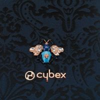 Коляска прогулочная Cybex Priam III Jewels of Nature шасси Chrome Black, Jewels of Nature (Темно-синий) - вид 4 миниатюра