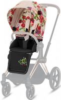 Сменный чехол Seat Pack для коляски Cybex Priam III, FE Spring Blossom Light (Черно-белый с рисунком) - вид 1 миниатюра