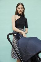 Коляска прогулочная Cybex Balios S Lux шасси Silver, Navy Blue (Темно-синий / Без дождевика) - вид 34 миниатюра