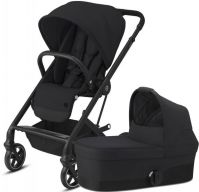 Коляска 2 в 1 Cybex Balios S Lux шасси Black, Deep Black (Черный) - вид 1 миниатюра