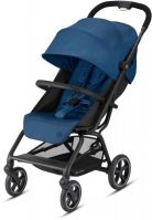 Коляска прогулочная Cybex Eezy S+ 2 BLK (с дождевиком и бампером), Navy Blue (Темно-синий) - вид 1 миниатюра