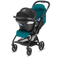 Коляска прогулочная Cybex Eezy S+ 2 BLK (с дождевиком и бампером), Navy Blue (Темно-синий) - вид 19 миниатюра