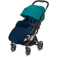 Коляска прогулочная Cybex Eezy S+ 2 BLK (с дождевиком и бампером), Navy Blue (Темно-синий) - вид 23 миниатюра