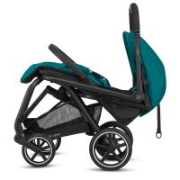 Коляска прогулочная Cybex Eezy S+ 2 BLK (с дождевиком и бампером), Navy Blue (Темно-синий) - вид 9 миниатюра