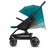 Коляска 3 в 1 Cybex Eezy S+ 2, Soho Grey (Серый / С бампером / С дождевиком) - вид 5 миниатюра