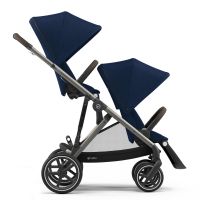 Прогулочная коляска для двойни Cybex Gazelle S шасси Taupe, Deep Black (Черный) - вид 19 миниатюра